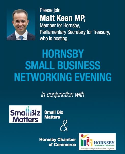 Matt Kean MP Business Networking Evening 2017