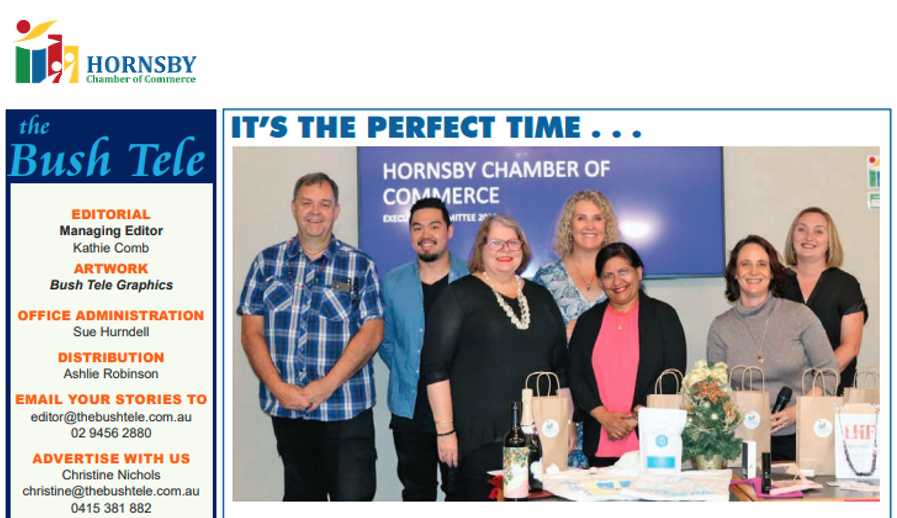 Hornsby Chamber in the Bush Telegraph – IT’S THE PERFECT TIME